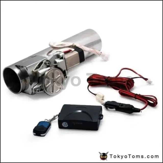 2.5" I Type Electric Exhaust Catback Downpipe E-Cutout Valve System Remote Kit 1