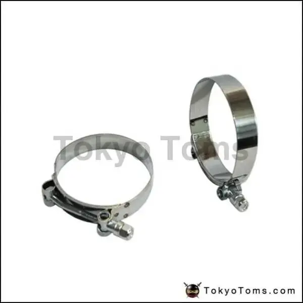 2.5" Inch (67Mm-75Mm) Silicone Turbo Hose Coupler T Bolt Super Clamp Kit 1