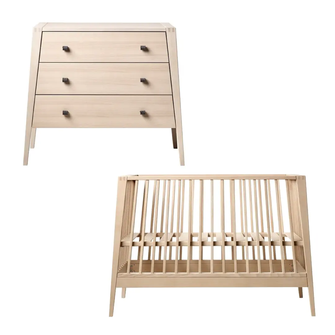 Linea By Leander Cot + Dresser 1