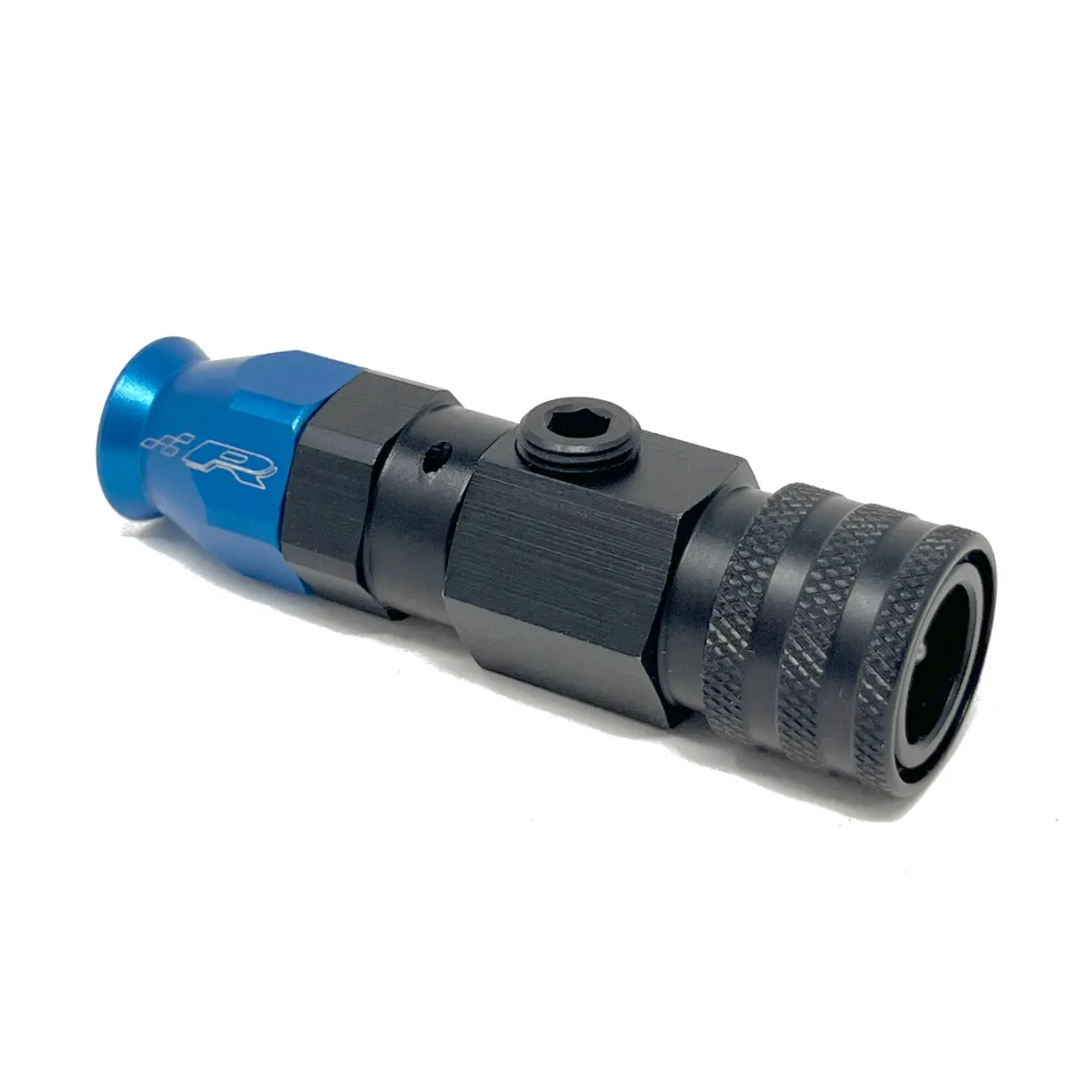 Ptfe An6 To 3/8" Female Swivel Qc With 1/8" Npt Port 1