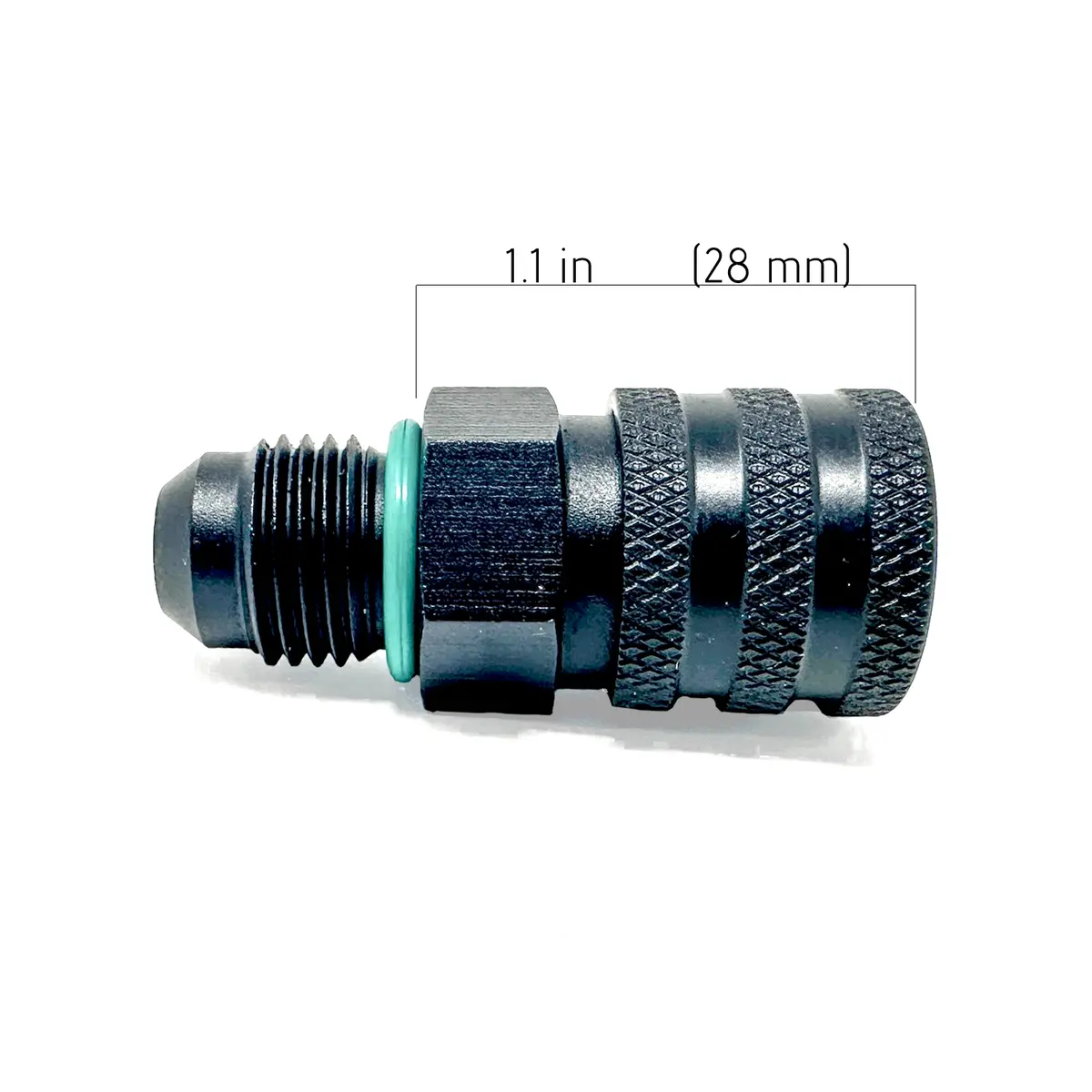 An6 Male Flare/Orb To 5/16" (7.89Mm) Female Quick Connect 2