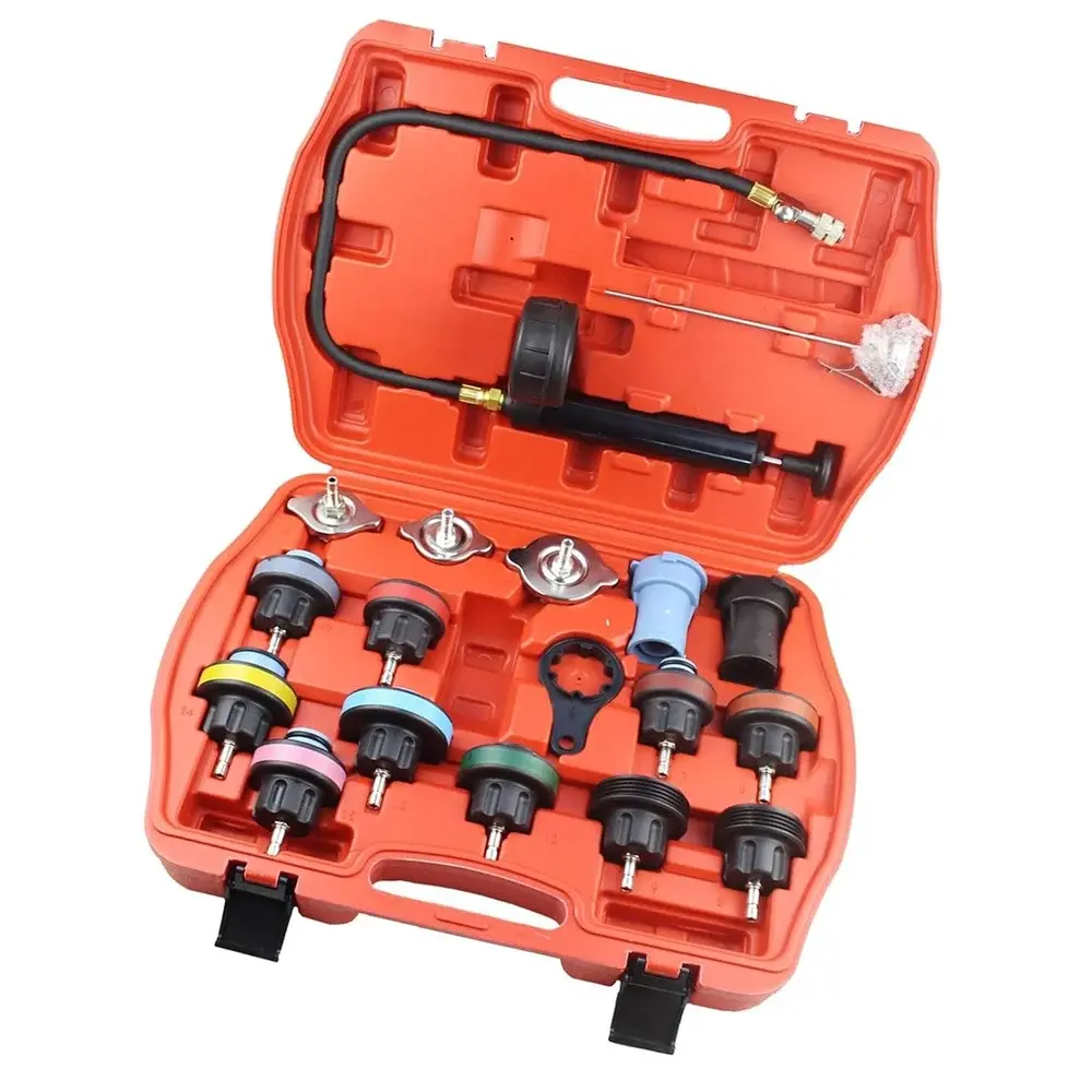 18Pc Radiator Pressure Tester Kit For Cooling System 1