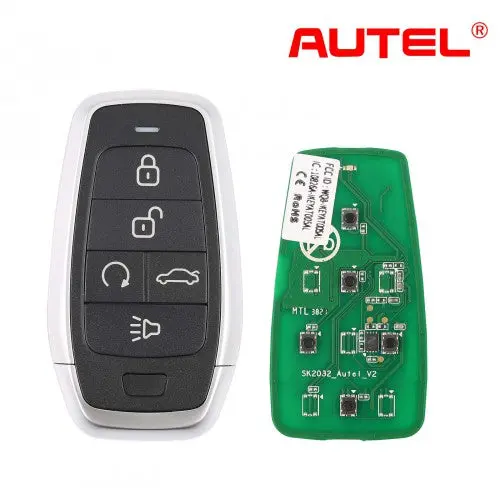 Autel Ikeyat005bl 5 Buttons Universal Smart Key(Remote Start/Trunk) 5Pcs/Set 1