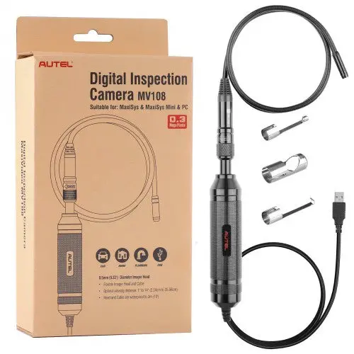 Autel Maxivideo Mv108 8.5Mm Endoscope Digital Inspection Camera For Maxisys Tablet Kit 1