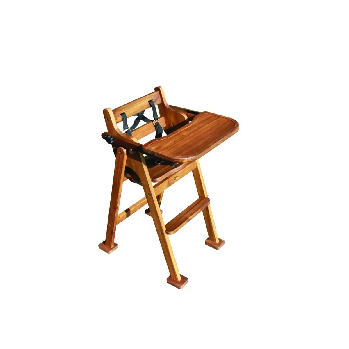 Hardwood Baby High Chair 1
