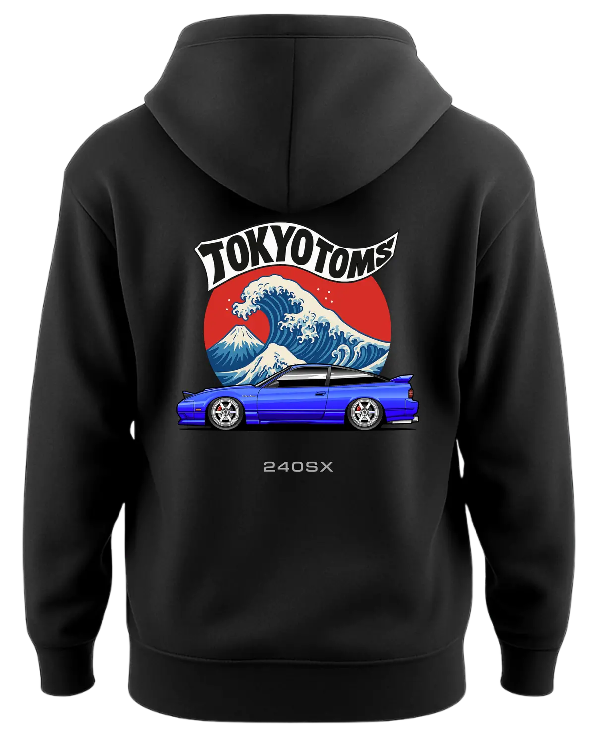 Tokyo Toms Nissan 240Sx Wave Hoodie 1