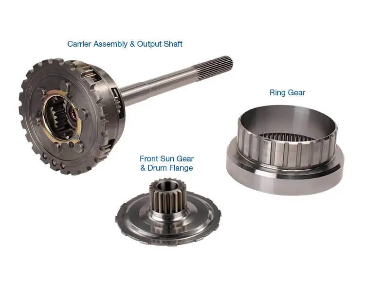 Son-28180G-01 – Sonnax 1.80 Powerglide Premium Planetary With 4340 Long 27-Spline Output Shaft 1