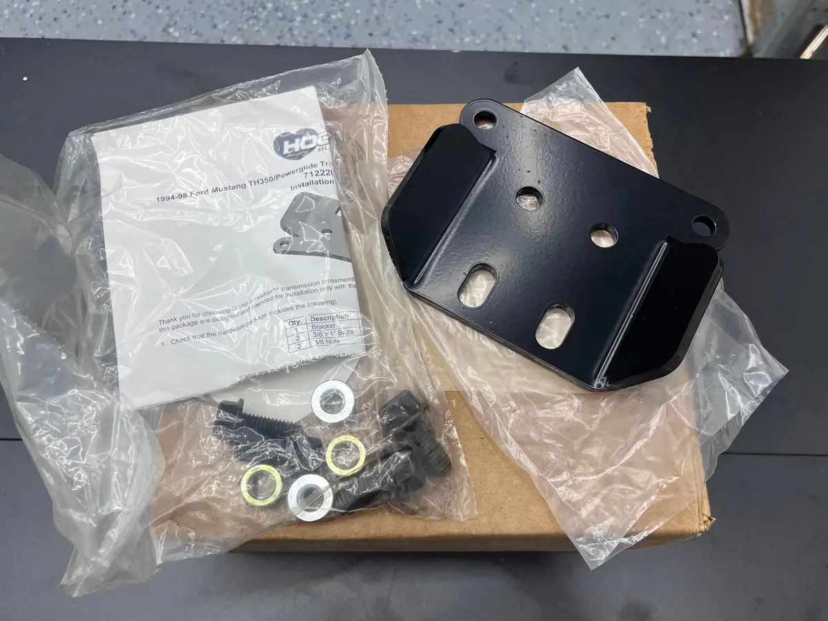 Hooker Blackheart 71222014Hkr Ls-Swap Transmission Adapter Bracket – 1994-98 Mustang Powerglide/Th350 – New Open Box 1