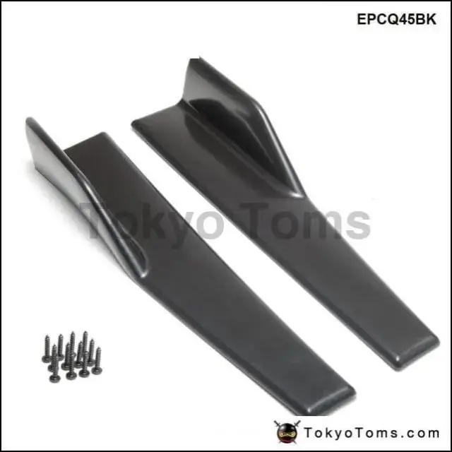 2Pcs Side Skirt Rocker Canard 1