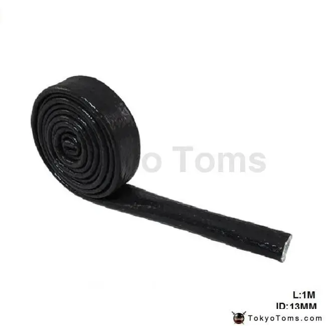 An8 Vulcan Fire Sleeve Fire Braid Flame Shield Black 1/2X1m Id:13Mm For Bmw E39 5 Series Facelift 2000-2003 2