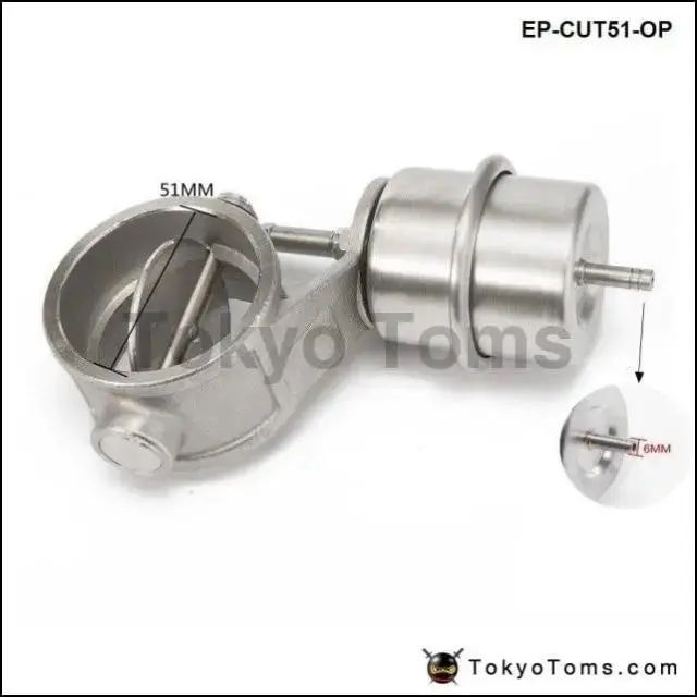 2'' 51Mm Open Vacuum Exhaust Cutout Valve With Wireless Remote For Audi A4 2