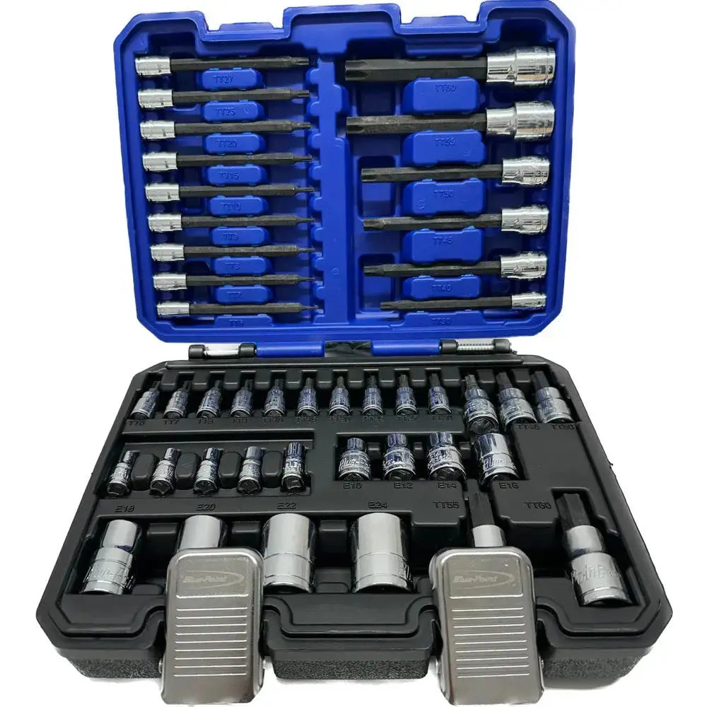 Blue Point Tools 1/4" 3/8" 1/2" Tamper Torx Socket Set 1