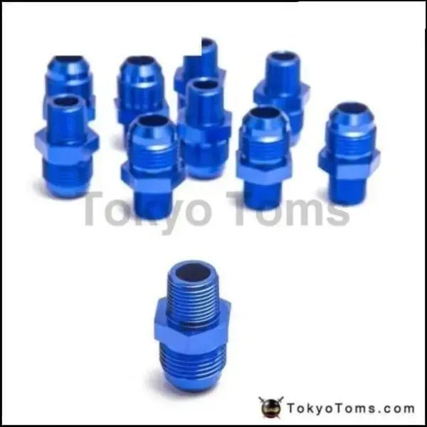 10Pcs/Lot Oil Cooler Fitting An10-1/2''Npt (Blue,H Q) Tk-Fitting An10-1/2''Npt 1