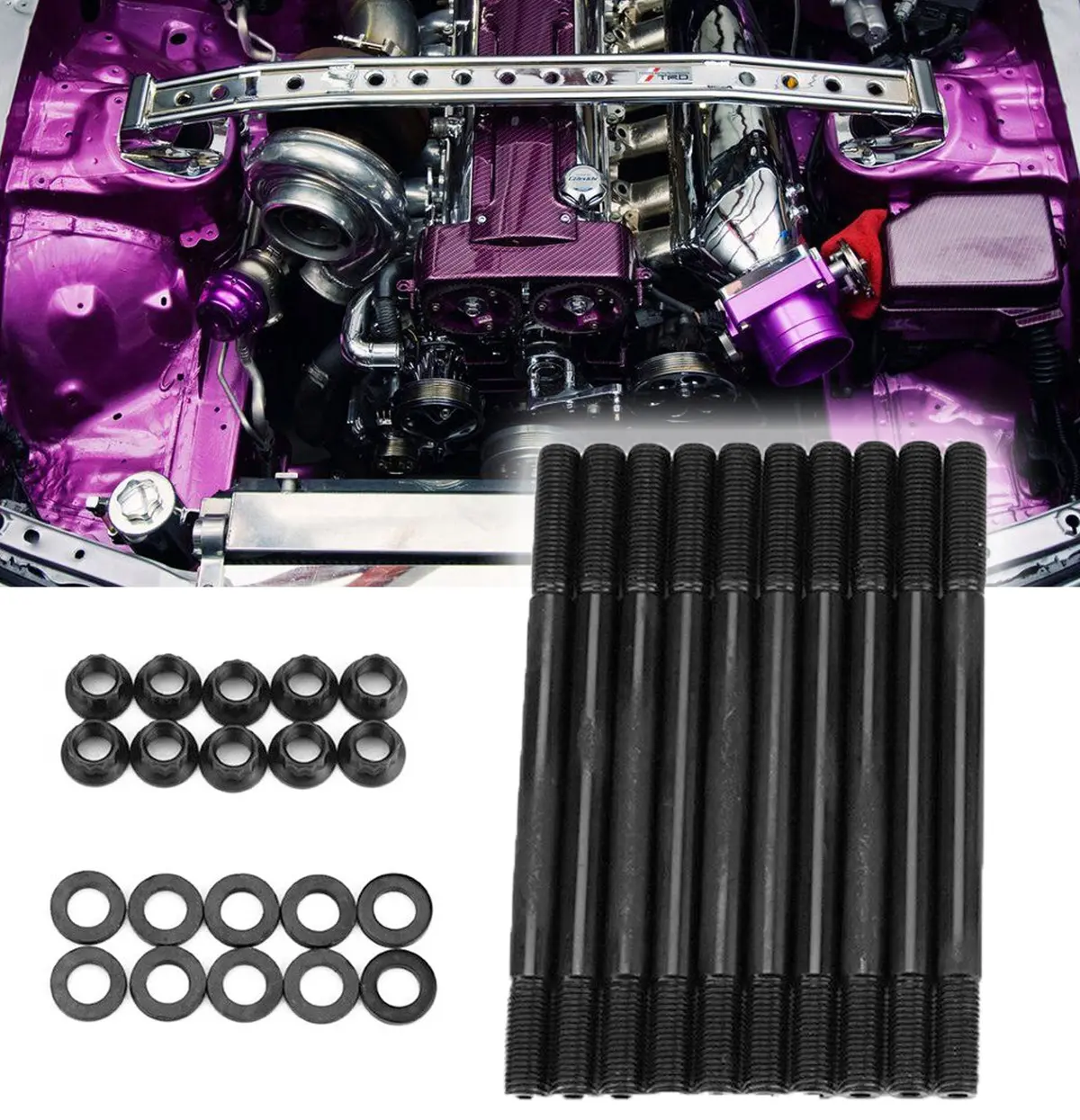 Performance Cylinder Head Stud Kit For Toyota Supra 3.0L 2Jz-Ge 2Jz-Gte 2Jz 203-4205 1