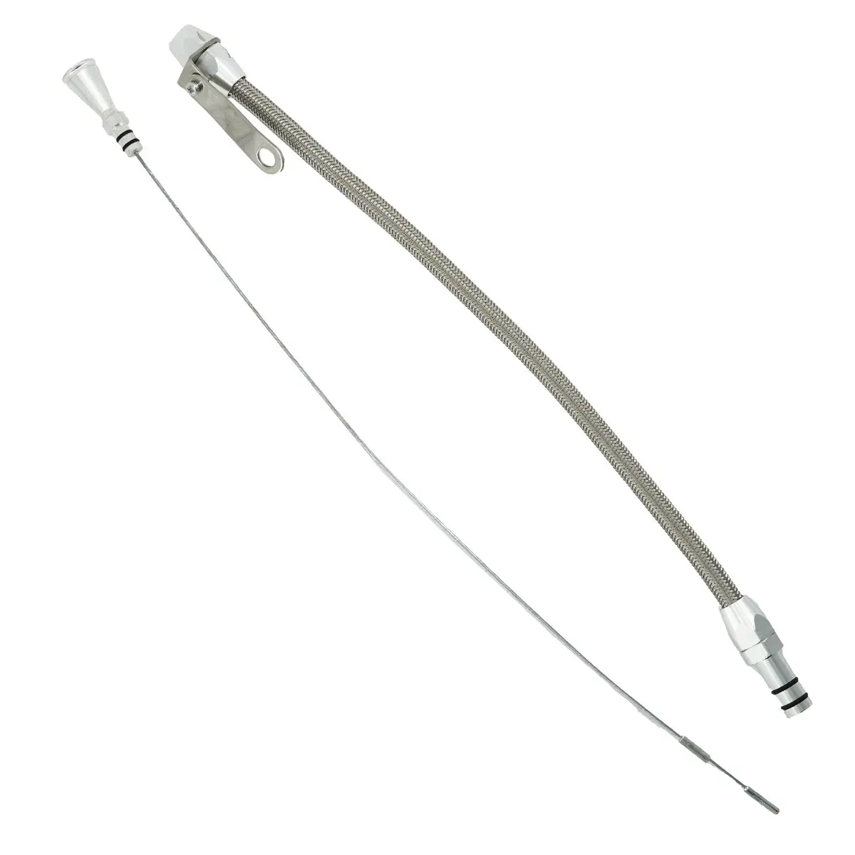 Billet Aluminum Jz Engine Steel Braided Oil Dipstick 1Jz 2Jz Lexus Gs Sc 300 Us 2