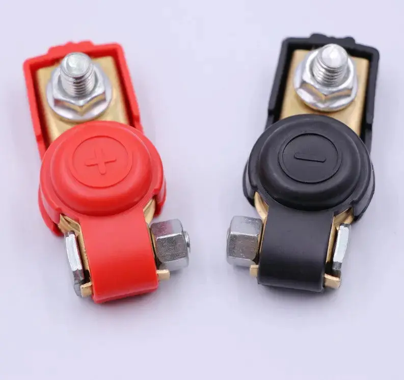 2Pcs Car Boat Rv Heavy Duty Battery Terminal Clip Connector Cable Clamp Clip 1