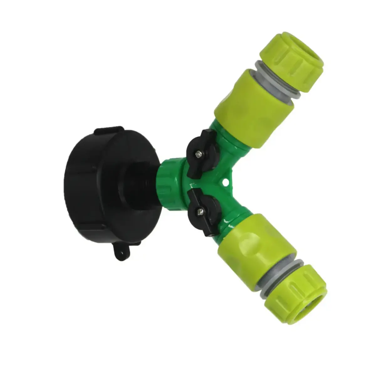 3/4 Inch Ibc Tank Barrel Joints Tap Adapter 2 Way Y Shape Garden Hose Nozzle Connector 1