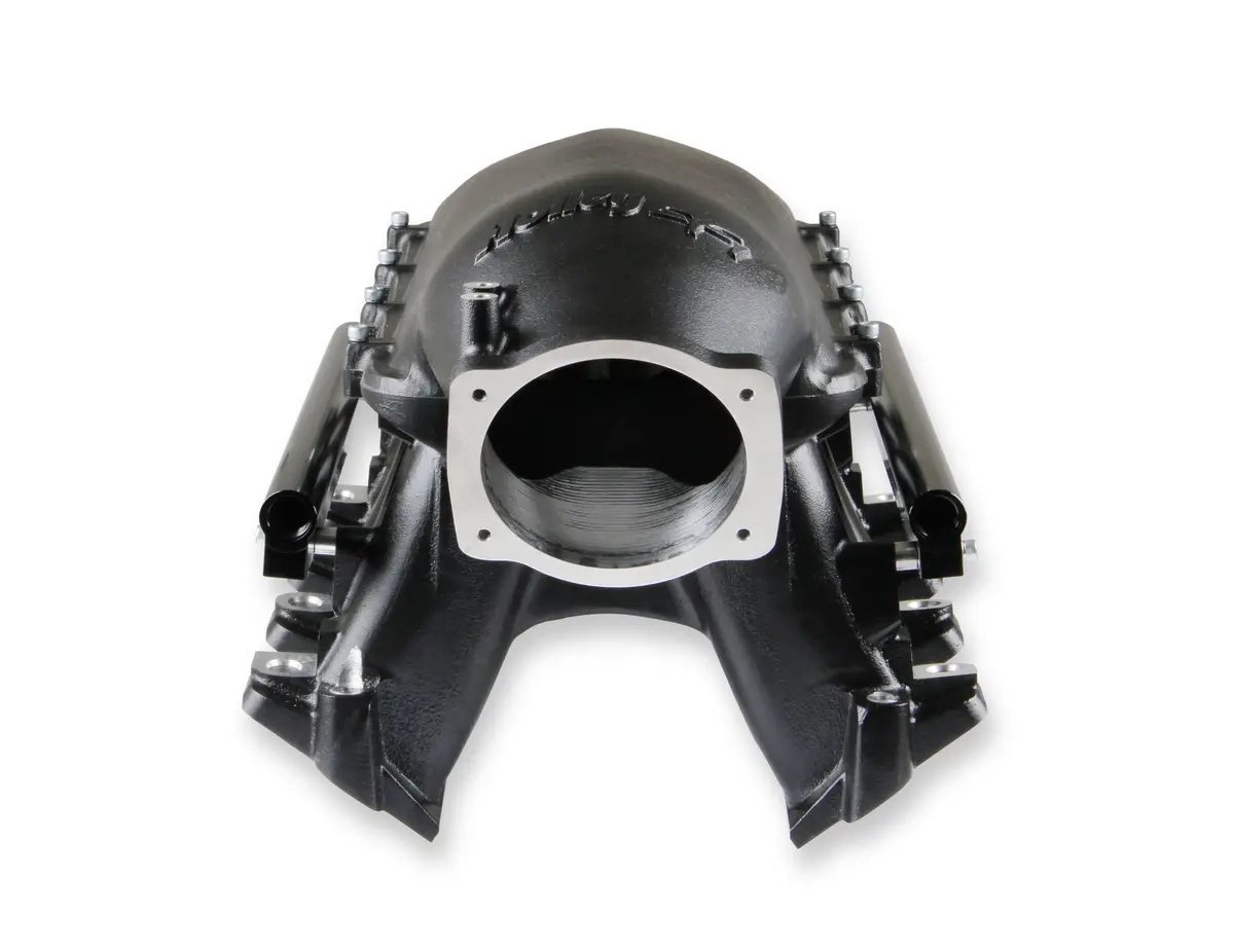 Holley Hi-Ram Ls1/Ls2/Ls6 Intake Manifold 105Mm Flange Black Finish 2