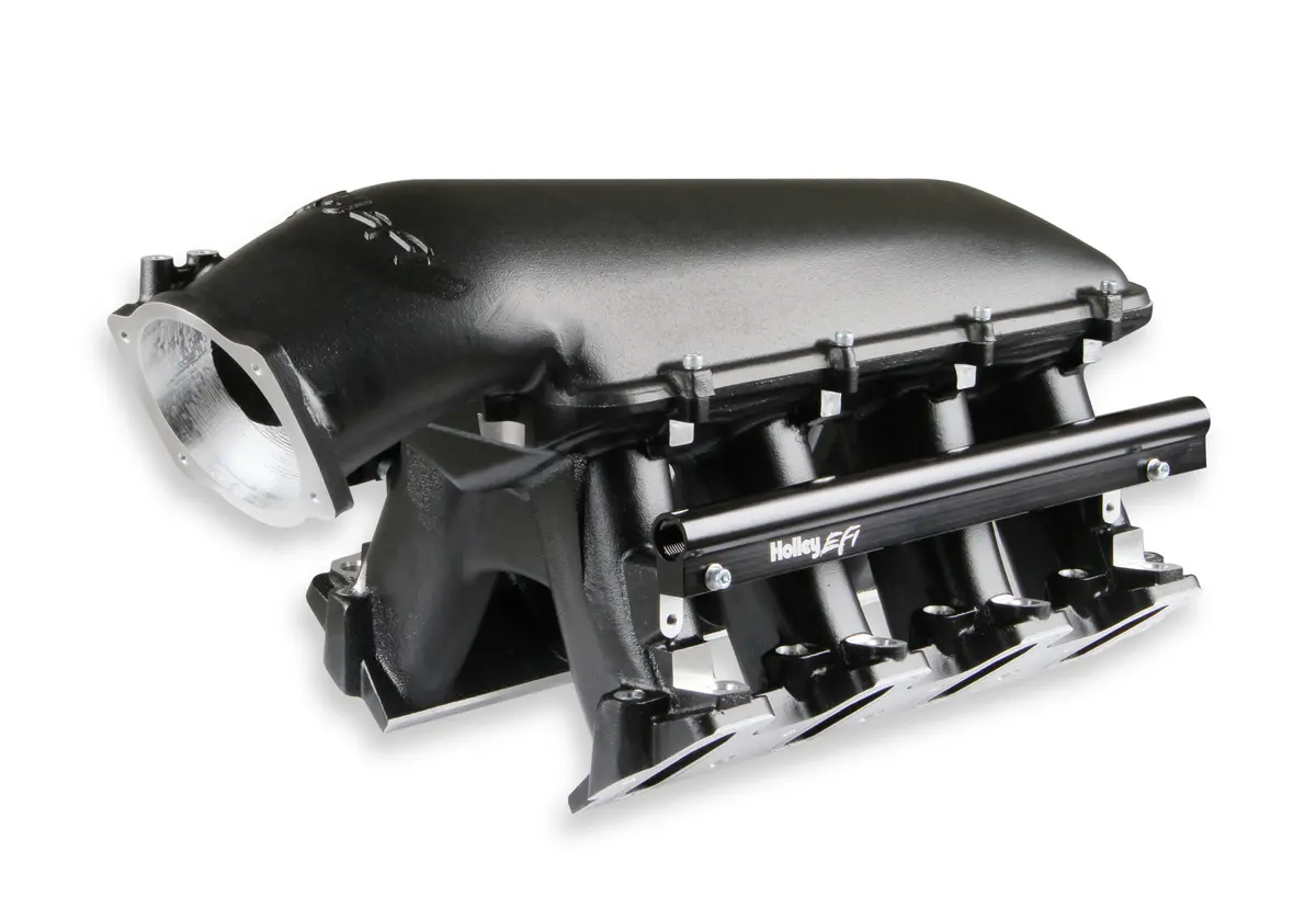 Holley Efi Hi-Ram Ls1/Ls2/Ls6 92Mm Intake Manifold Black Finish 1