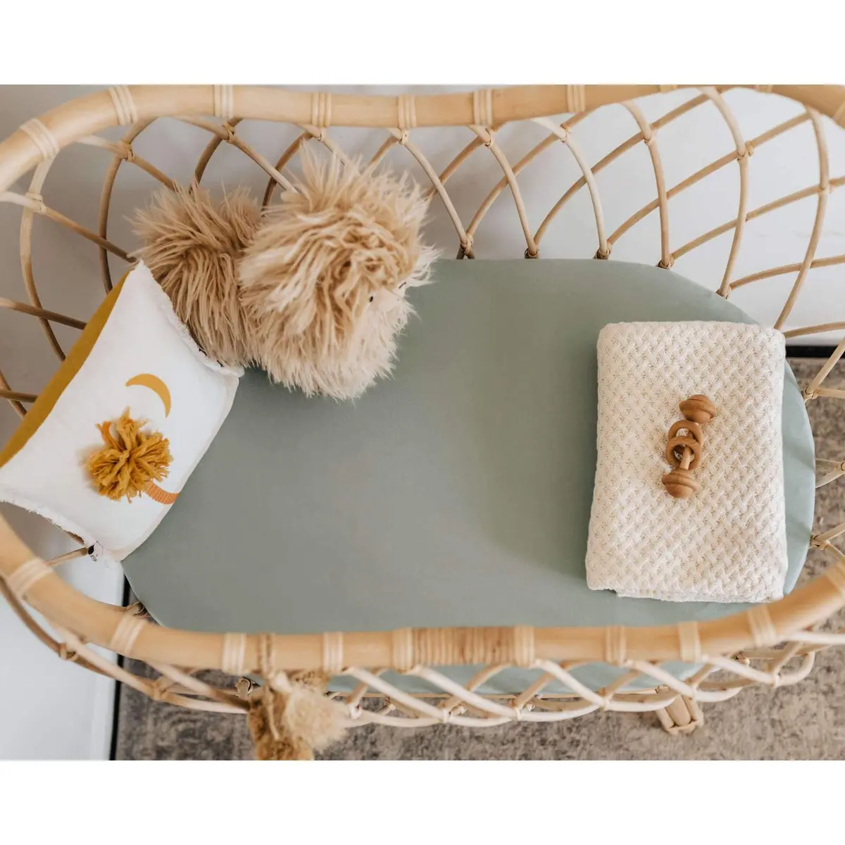 Bassinet Sheet / Change Pad Cover Various Colours 1