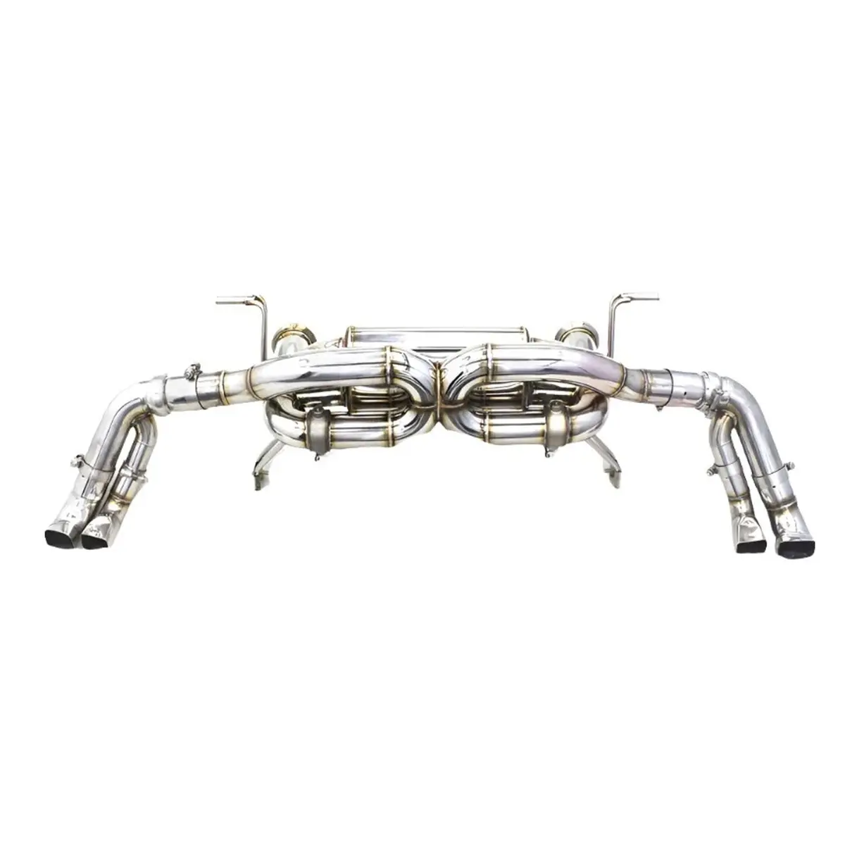 Stainless True F1 Valved Exhaust System For Audi R8 V8 V10 4.2 5.2 2017–23 Type 4S 1