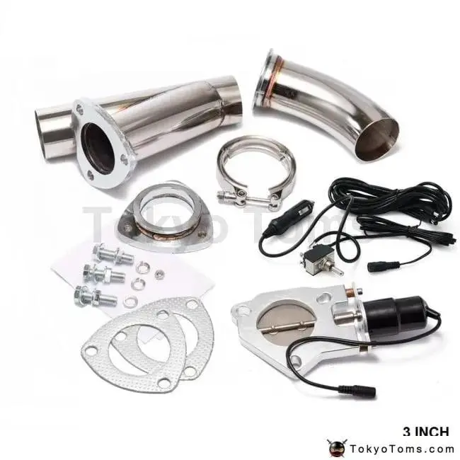 3" Electric Cutout/E-Cut Out Valve System W/O Switch For Exhaust Catback/Downpipe For Bmw E36 M3/325I 1
