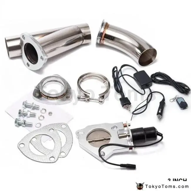 3" Elextric Exhaust Catback Cutout/E-Cutout W/Switch Valve System Kit+ Remote For Bmw E46 M3/330/328/325 1