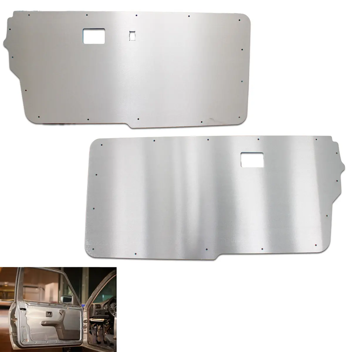 Aluminum 2 Door Panels Skins Race Track Car Cards For Bmw E30 Coupe M3 325Is Us 1