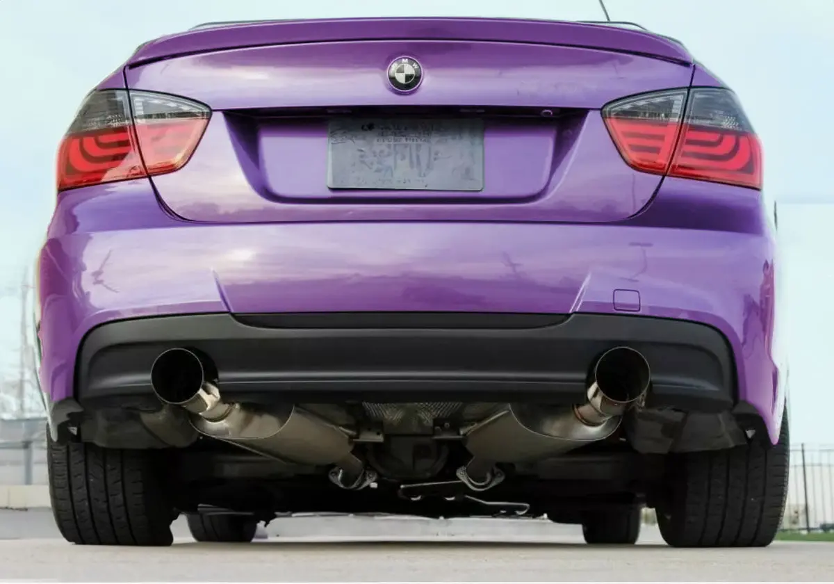 Stainless Full Catback Exhaust Muffler For Bmw 335I E90 E92 07-10 N54 Polished 2