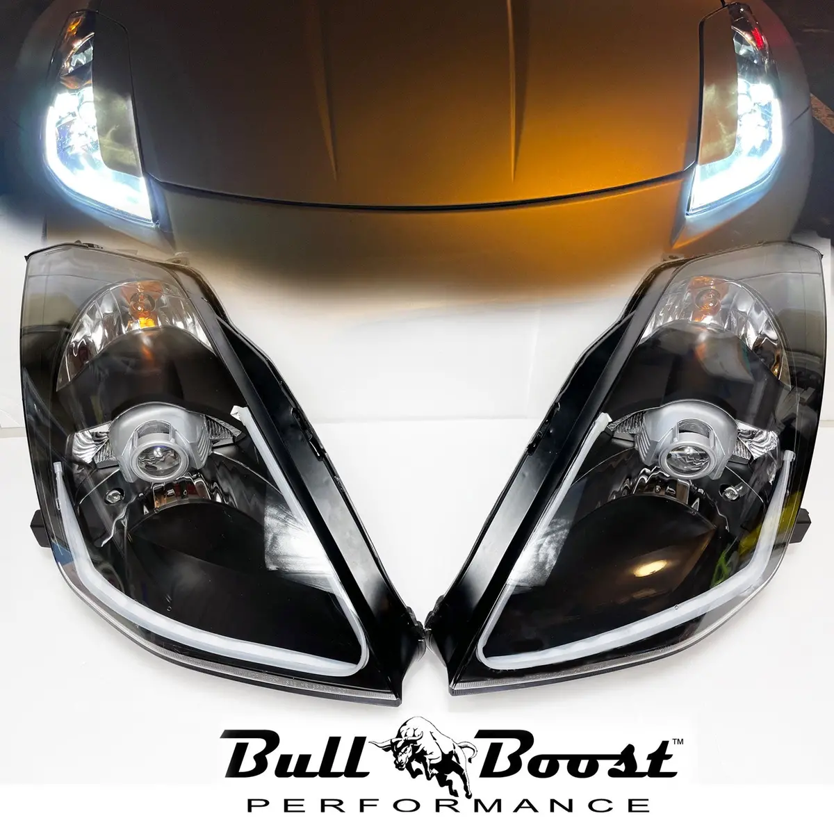 2003 2004 2005 Nissan 350Z Coupe Z33 Fairlady Projector Headlights Led 6-Pin 1