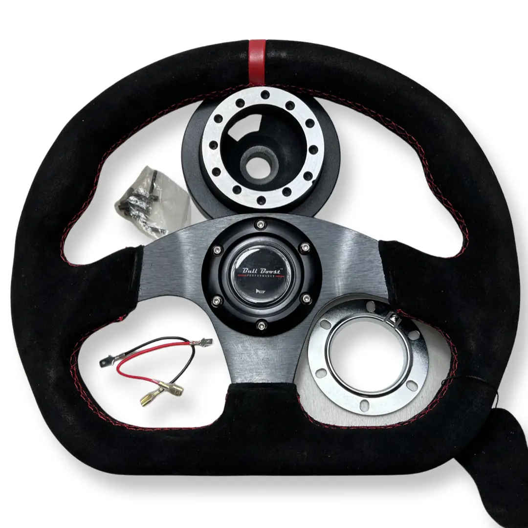 Steering Wheel + Hub Adapter Kit For Bmw E46 M3 316 318 320 323 325 328 330 1
