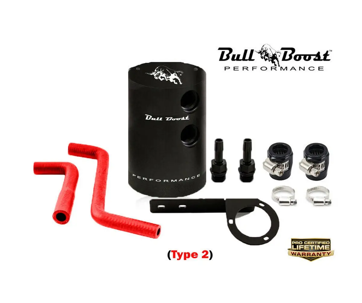 2016-2021 Honda Civic 1.5 Turbo Baffled Oil Catch Can System Kit 1
