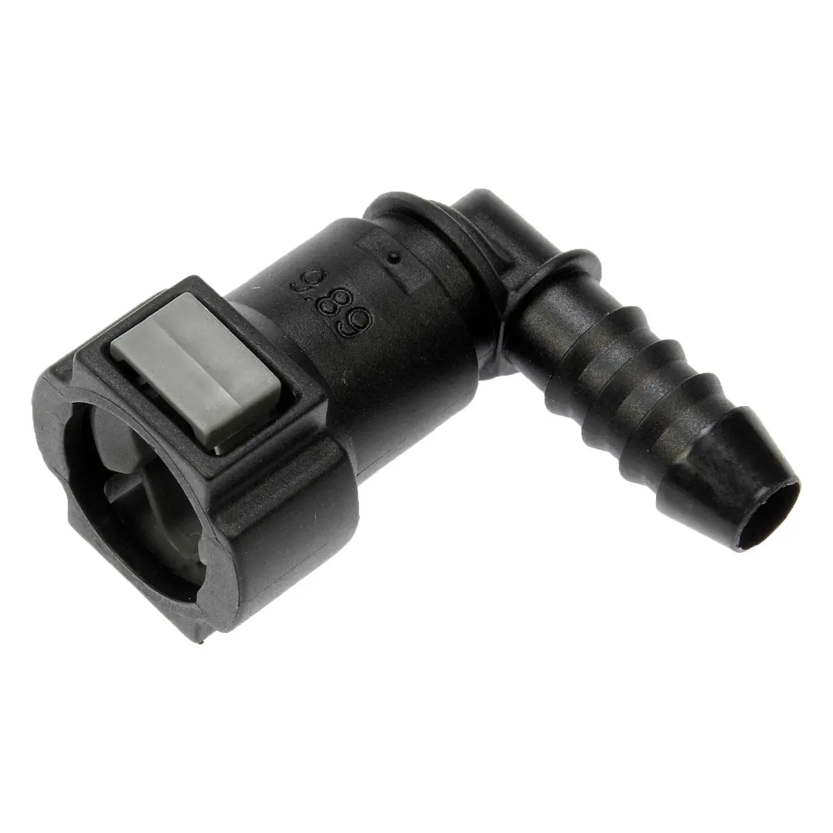 90 Degree Ls Ls1 Ss Fuel Rail Quick Connect Fitting Line Adapter 3-8” Id To 3-8" 1