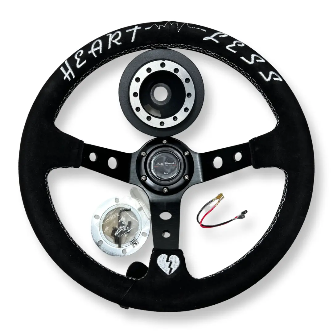 Steering Wheel + Hub Adapter Kit For Bmw E46 M3 316 318 320 323 325 328 330 1