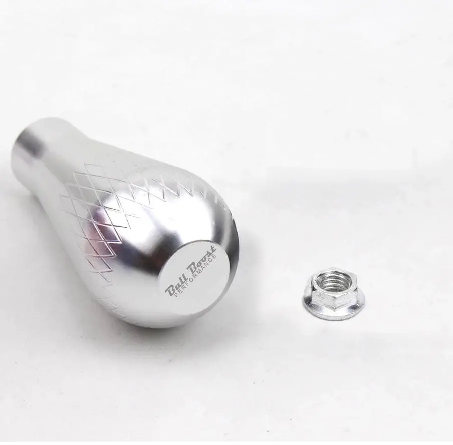 Billet Silver Tear Drop Weighted Shift Knob 195 Grams M10 X 1.5 Aluminum Eg Ek Dc2 | Affiliate 1