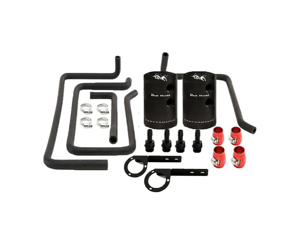 Nissan 370Z 2009-2020 Baffled Oil Catch Can Kit System 1