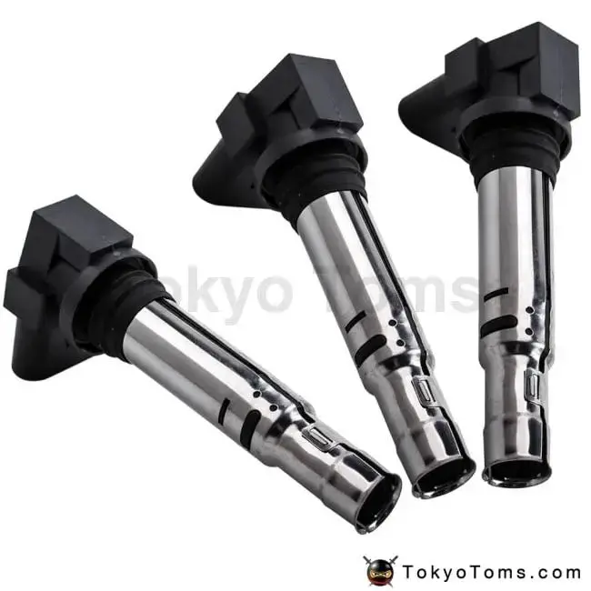 3Pcs Ignition Coil Packs Pencil For Audi A3 S3 For Vw Eos Caddy Cc Scirocco Tiguan Touran Polo 0986221023 036905715 1