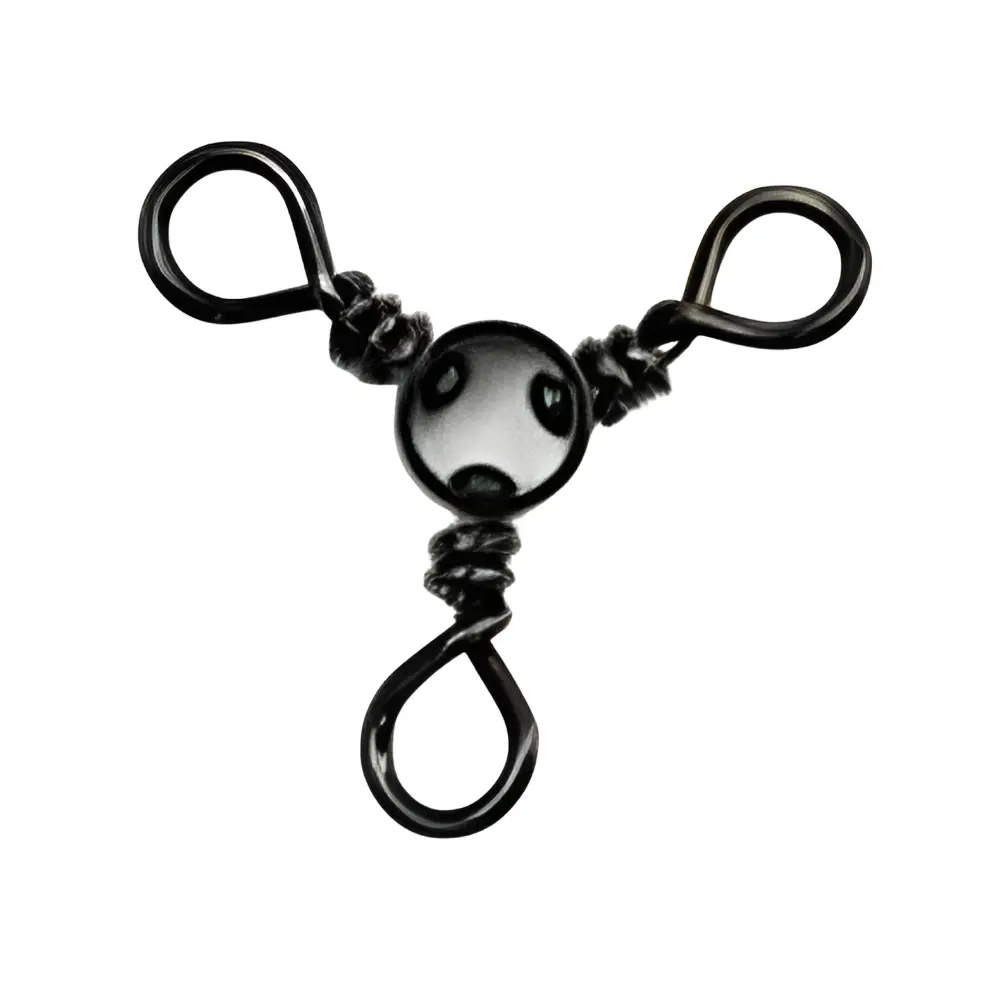 Eagle Claw 3-Way Swivel Black 1