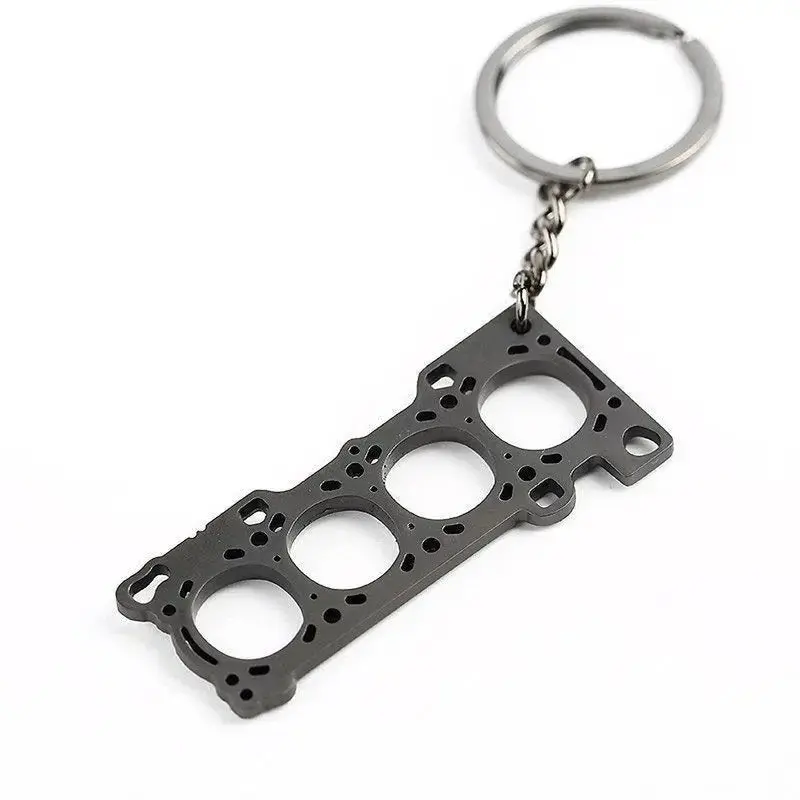 4 Cylinder Engine Head Gasket Keychain 1
