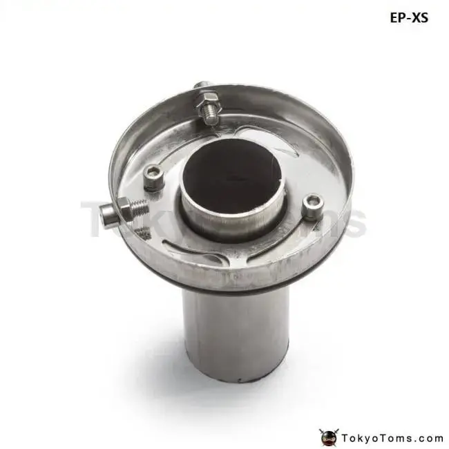 Universal 3.5" /4'' / 4.5'' Car Stainless Steel Exhaust Muffler Silencer Round Tip 1