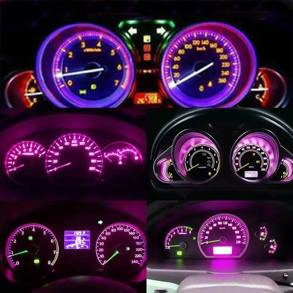 40Pcs Dashboard Cluster Led Instrument Light T5 1