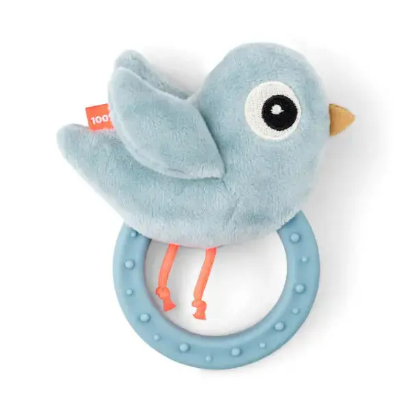 Sensory Rattle With Teether Various Colours 1