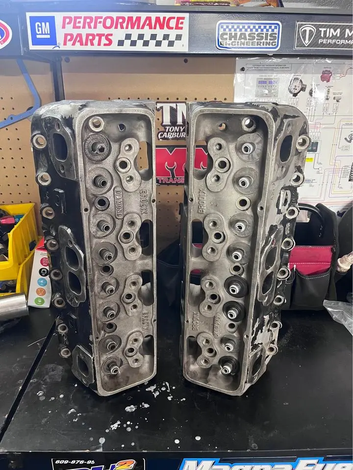 Brodix Diamond Aluminum Sbc Heads 1