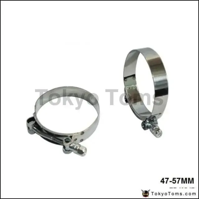 (47Mm-57M) Silicone Turbo Hose Coupler T Bolt Super Clamp Kit 1