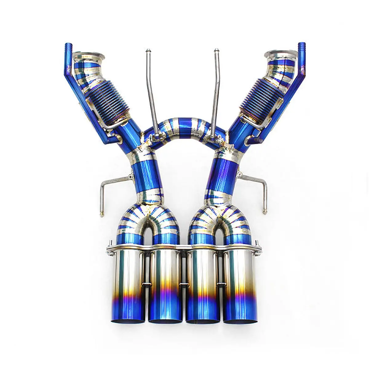 Titanium X Pipe Catback Exhaust System For Mclaren 765Lt 4.0T V8 2