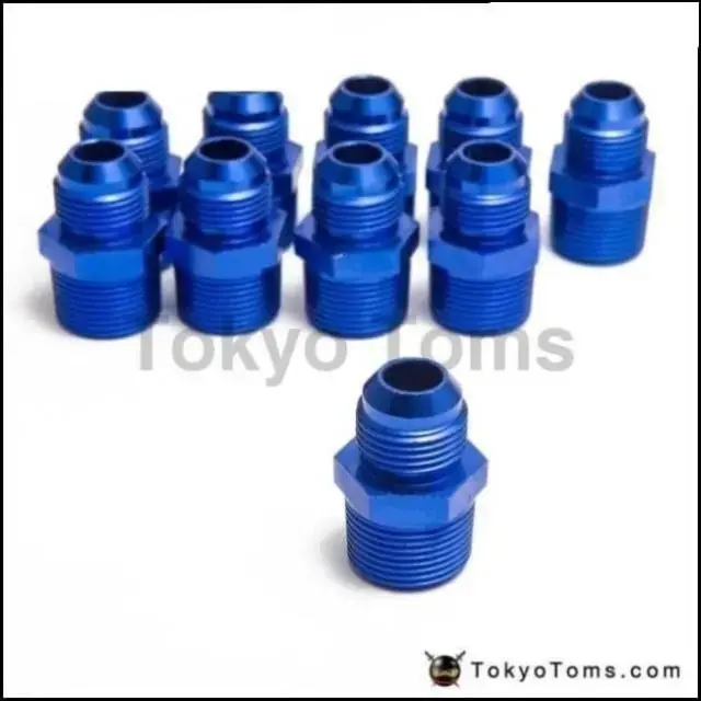 10Pcs/Lot Oil Cooler Fitting An10-3/4''Npt (Blue,H Q) Tk-Fitting An10-3/4''Npt 1