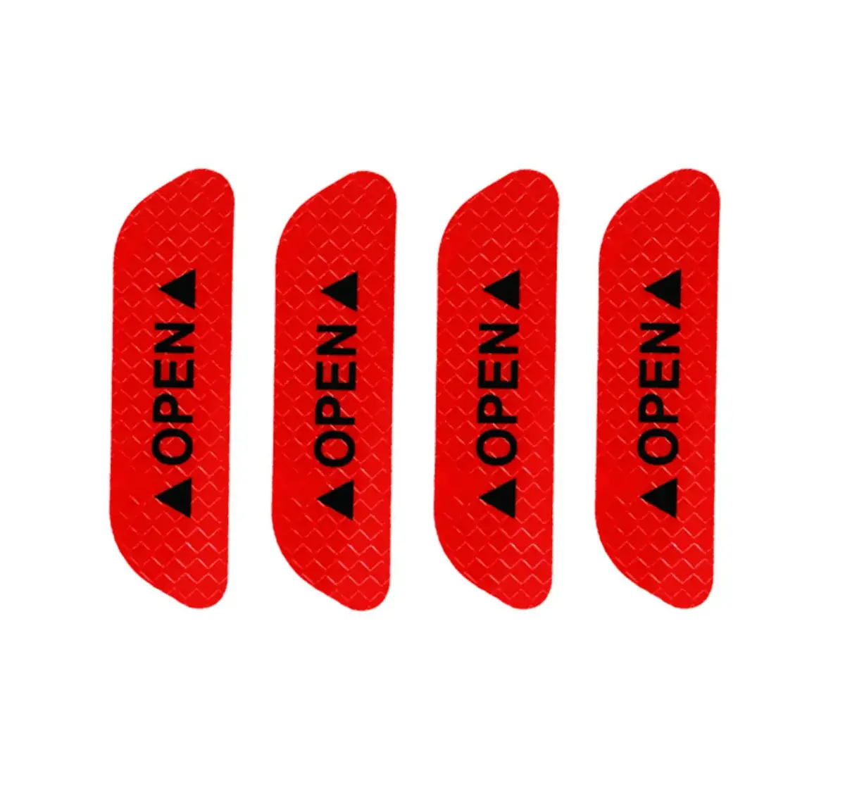 4Pcs Decal Warning Tape Car Door Reflective Stickers 1