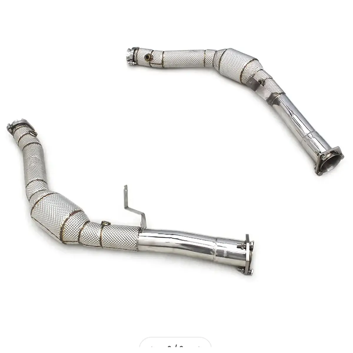 Catted Race 300 Cell Stainless Downpipe For Mercedes Benz Amg Gt63 W463 5.5T 1