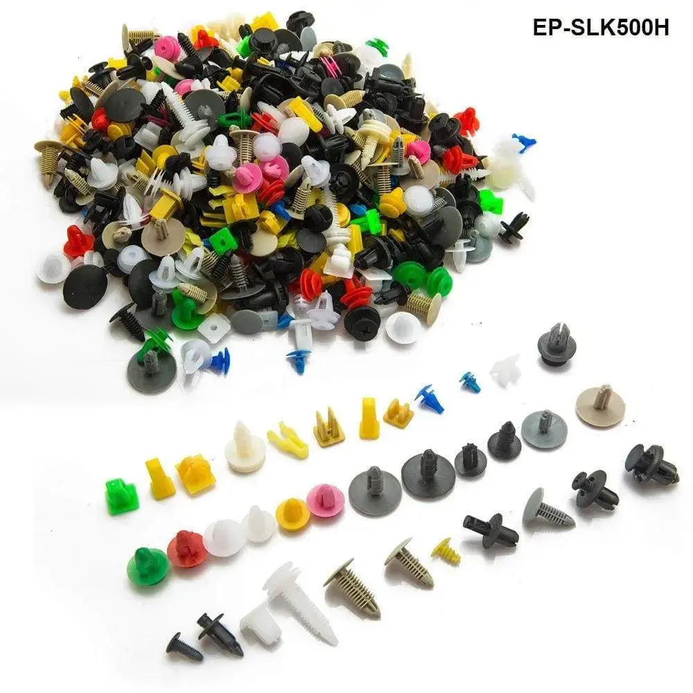 500Pcs Mixed Car Rivet Fastener Push Door Panel Clips 1