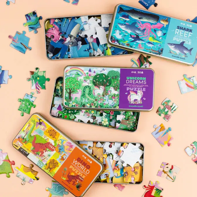 50-Piece Tin Puzzle Various Styles 1